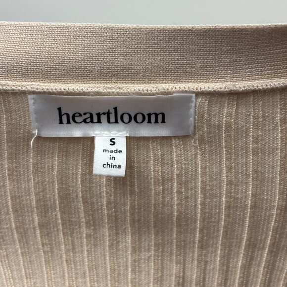 Heartloom Ivory Sweater with Peek-a-Boo Shoulder Cut-Outs | Size Small - Picture 6 of 7